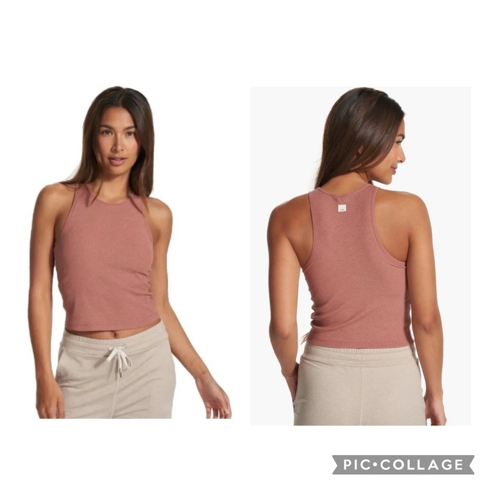 Vuori, Pose Tank, Medium, muted pink (desert rose), GUC